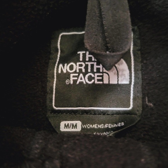 The North Face Denali Jacket Womens Size Medium Coat Black Full Zip Polartec - Picture 11 of 11